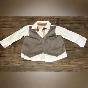 Koala Baby Boutique Botton Down Shirt/Vest
